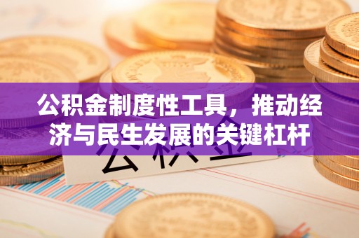 江北公积金制度性工具，推动经济与民生发展的关键杠杆