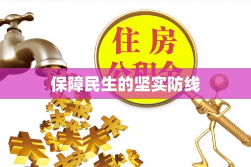 江北保障民生的坚实防线