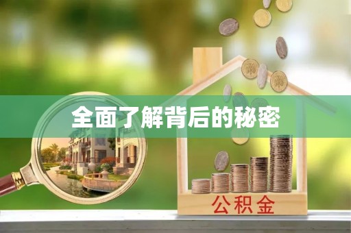江北全面了解背后的秘密