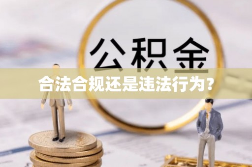 江北合法合规还是违法行为？